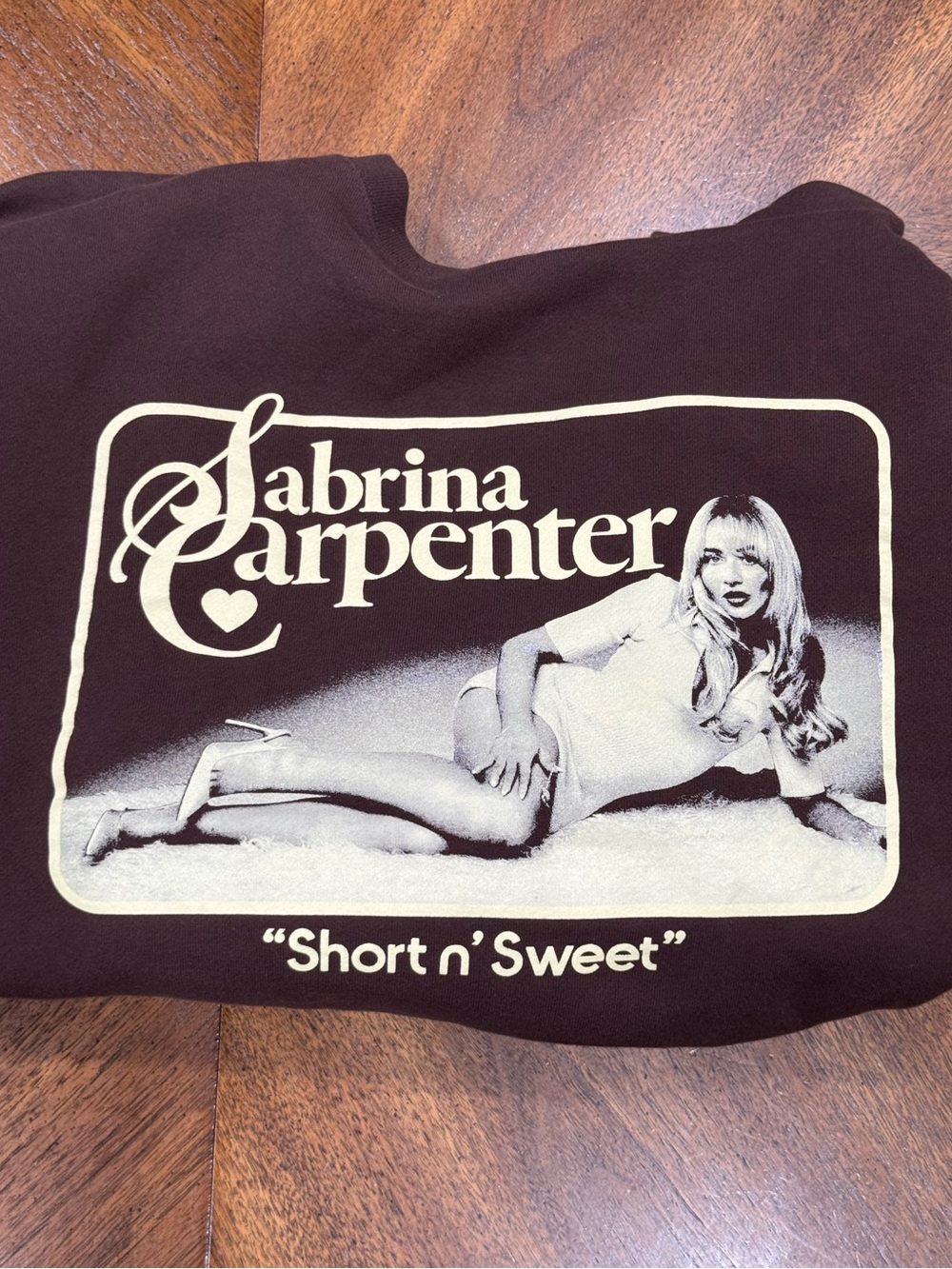 LIMITED EDITION Sabrina Carpenter Short n' Sweet CONCERT TOUR MERCH 2024 - Brown